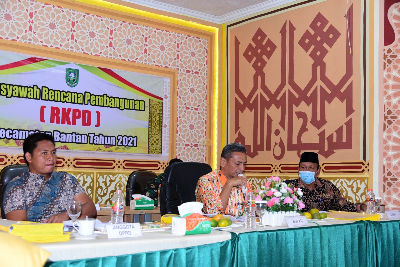 Musrenbang Kecamatan Bantan, Pj Bupati: RKPD Harus Mengacu Visi dan Misi Bupati Terpilih