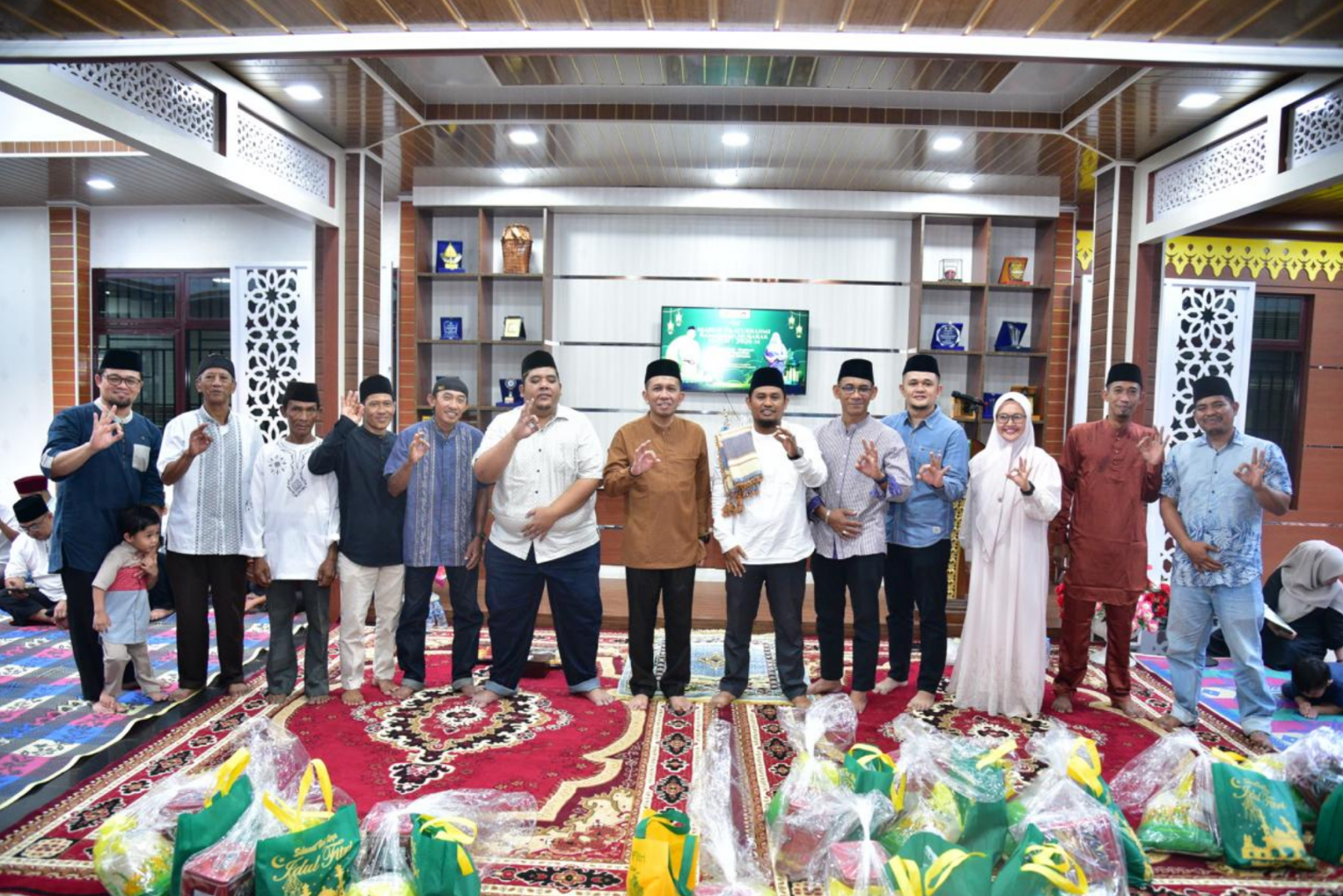 Bappeda Bengkalis Tutup ASN Mengaji Edisi Ramadan dengan Berbagi Takjil dan Buka Bersama