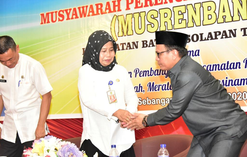Musrenbang Kecamatan Bathin Solapan Dihadiri Ketua dan Wakil Ketua DPRD Bengkalis
