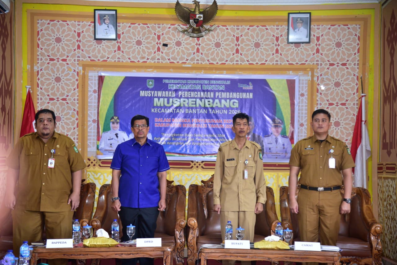 Musrenbang Bantan, Pemkab Bengkalis Tegaskan Pembangunan Harus Berangkat dari Aspirasi Warga