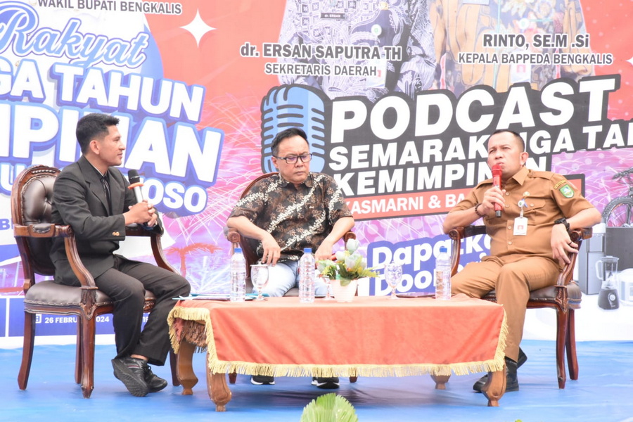 Kepala Bappeda Jadi Narasumber Podcast 3 Tahun Kepemimpinan Kasmarni - Bagus Santoso